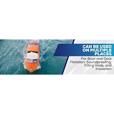 Fiberglass Supply Depot 2 Lb Density Expanding Pour Foam, 2 Part Polyurethane Closed Cell Liquid Foam for Boat and Dock Flotation, Soundproofing, Filling Voids, and Insulation (1 Gallon Kit)
