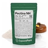 SaporePuro - Pectina NH 50 g per Nappage, Glasse e Gelatine | Alta Versatilità | Solubile in Acqua | Gluten Free