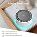 Kipcush Automatic Tibetan Meditation Bowl Sound Machine - 7 Himalayan Tones + 7 Color Night Light - Timer & Touch Control - No Manual Striking for Yoga, Chakra Healing, Stress Relief - Plug In