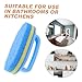 SHERCHPRY Sponge Brush for Cleaning Kitchen Bathrooms Multi-Purpose Handheld Brush Comfortable Grip