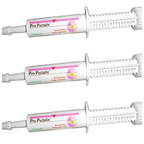 ProPectalin AntiDiarrheal Gel for Dogs Cats (30 cc), 3 Pack