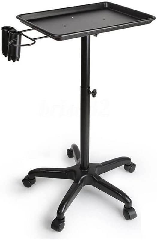 Cura dei capelli e ciotola di tintura, Move Hairdressing Trolley, cura di bellezza e cura dei capelli Storage Rack, Nail Tattoo Storage Rack,Black