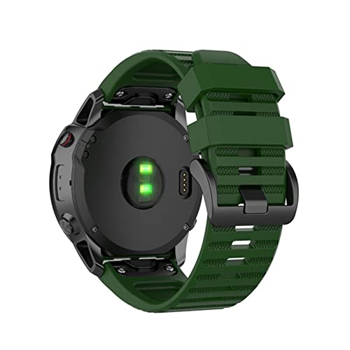 Correa de silicona de 26 mm y 22 mm para Garmin Fenix que soluciona rozaduras