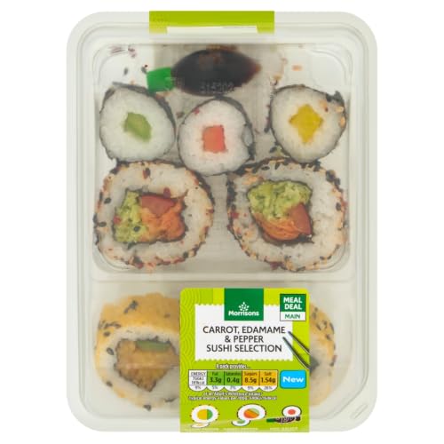 Morrisons Carrot Edamame & Pepper Sushi Selection