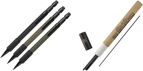 Rite in the Rain Lápices mecánicos resistentes a la intemperie (No. TAC13) y repuestos de plomo (No. 13BR)