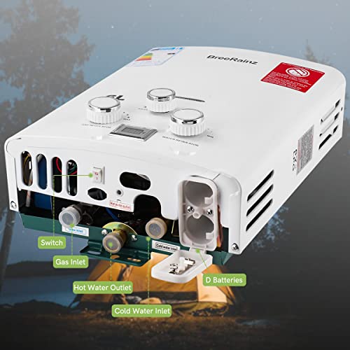 Scaldabagno a Gas Propano Butano GPL 6L 12KW