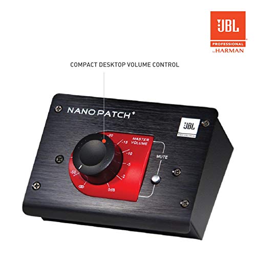 JBL NPATCH BLK Nano Patch+ Compact 2-Channel Passive Volume Controller