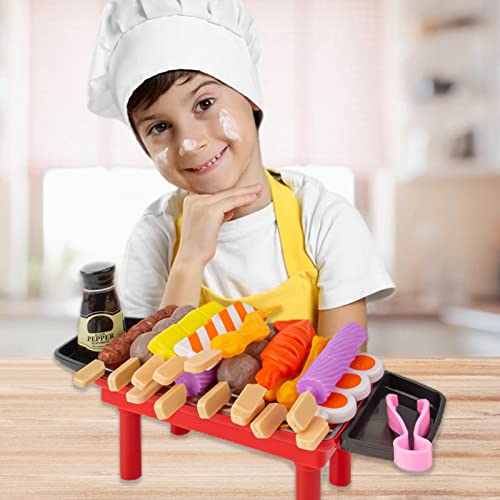 Baby Pretend Play Kitchen Kinderspielzeug,Kinder Spielküche Zubehör Simulation Barbecue Kochgeschirr Pädagogisches… – Bild 4