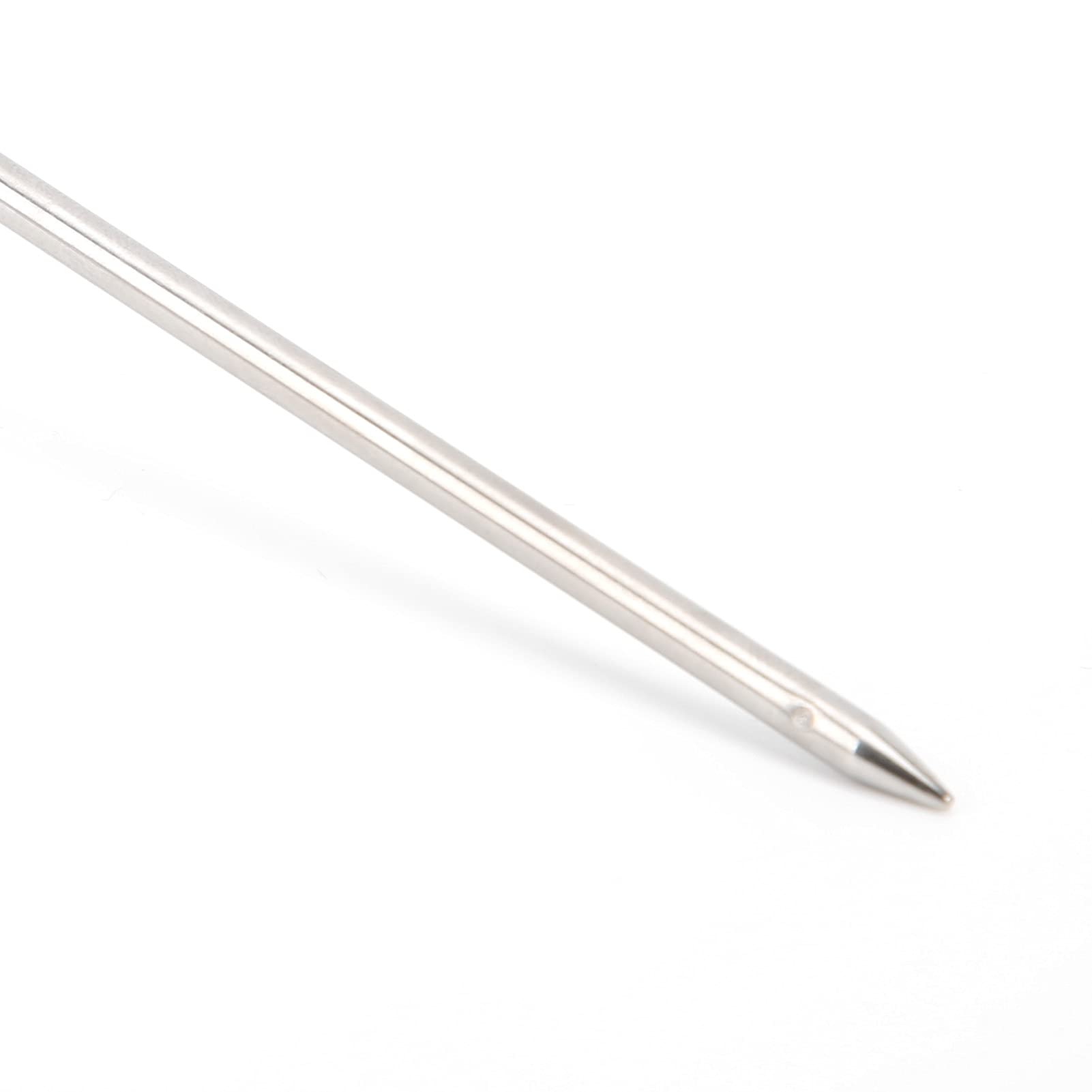 Folany Termometro per Frittura, Termometro da Cucina in Acciaio Inossidabile, Termometro per Olio a Stelo Lungo a Lettura Istantanea con Morsetto, Termometro a Quadrante per Frittura(15 cm)