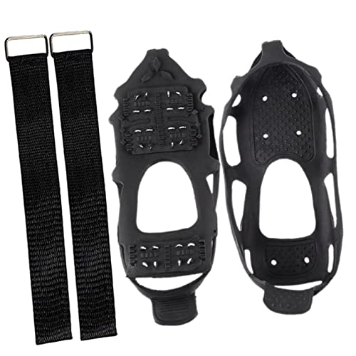 COLLBATH Shoe Grippers for Snow Ice Cleats for Men/Women Anti-Slip Crampons Snow Shoes Traction