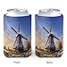 Traditional Windmill Cup Sleeve Reusable Iced Coffee Sleeves Cute Insulated Cup Sleeve for Cold Beverages Coffee Cup Holder Fits All For Regular Size Bottles