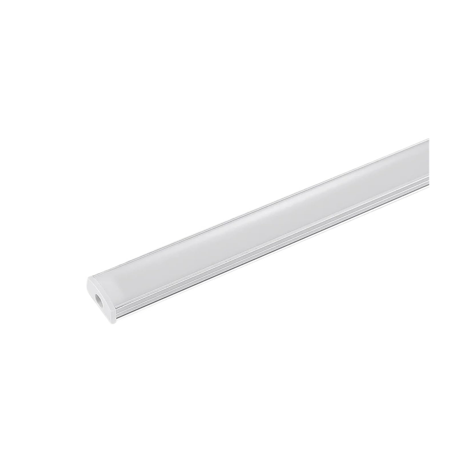 1-30pcs/Lot Perfil Aluminio Led Corner Aluminium Profile Channel Holder(22 pcs,U-Shaped Milky)