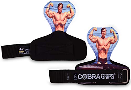 Image of Cobra Grips Weight Lifting Gloves with Adjustable Neoprene Padded Wrist Wraps - Heavy Duty Alternative to Power Lifting Hooks for Deadlifts