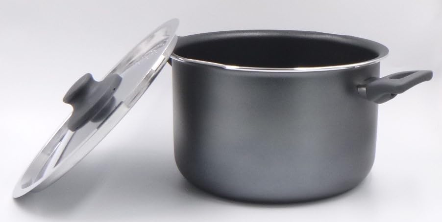 Illa COOK&LOVE - Cacerola antiadherente con tapa con topes para cocción al vapor – Diámetro 24 cm altura 14 cm – IL4622GR
