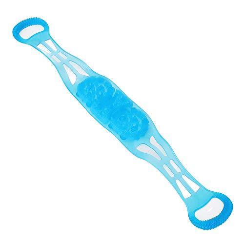 Dual Side Silicone Back Scrubber Body Massage Brush Back Wash Bar