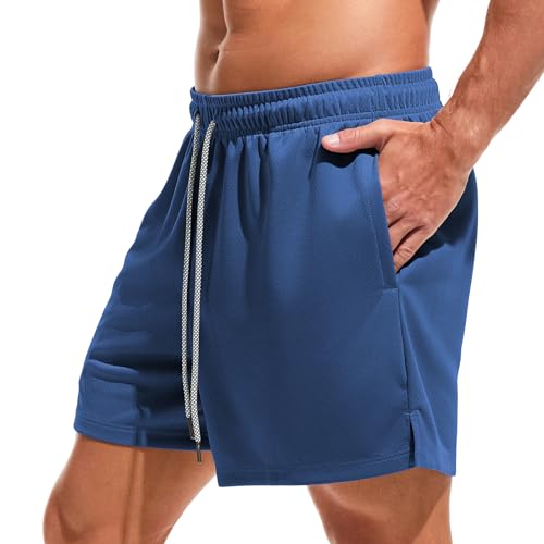 Short de course à pied homme séchage rapide avec poches AMY COULEE sport de 12.7cm