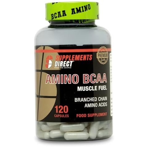 Supplements Direct Amino BCAA Capsules for Muscle Growth Cover