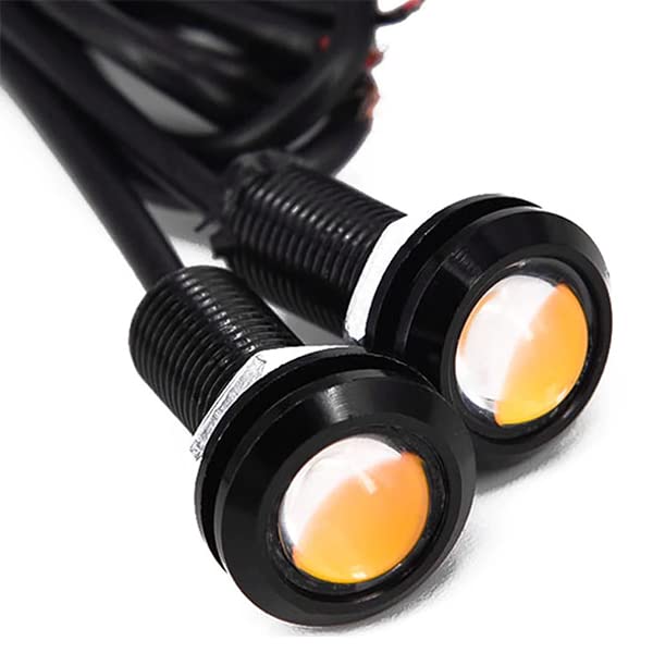 britelitesJtech 9W Eagle Eye Yellow Back Up Reverse Tail, Daytime Running Light Bulb