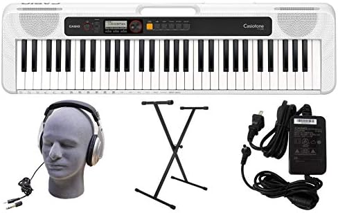 Casio CT-S200WE 61-Key Premium Keyboard Pack with Stand, Headphones & Power Supply, White (CAS CTS200WE PPK)