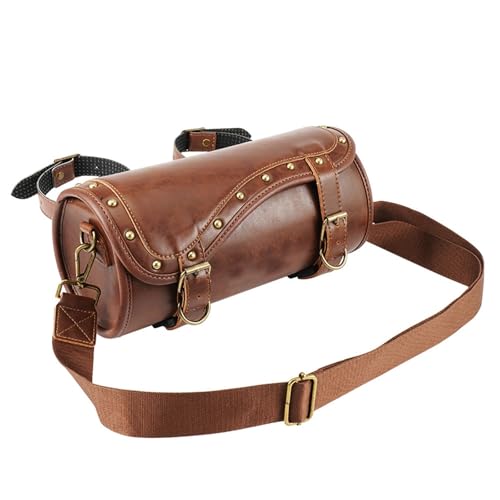 Bolsa de PU para motocicleta Rebel y Shadow con estilo vintage y doble equipaje impermeable