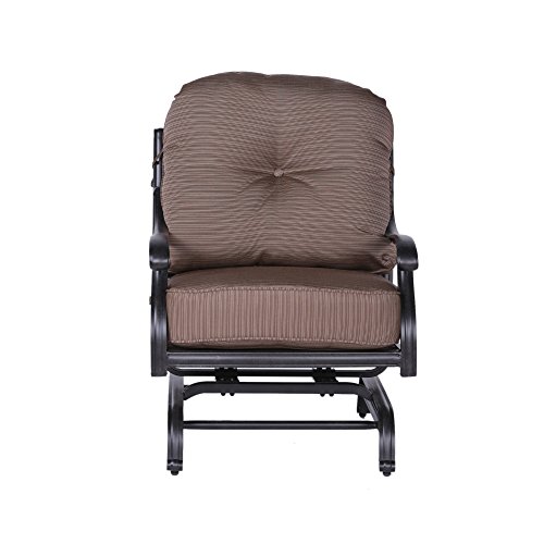 Patio Sparta Luxury High Back Club Motion Chair With Cushion For Outdoor Or Living Room Furniture #TOP1