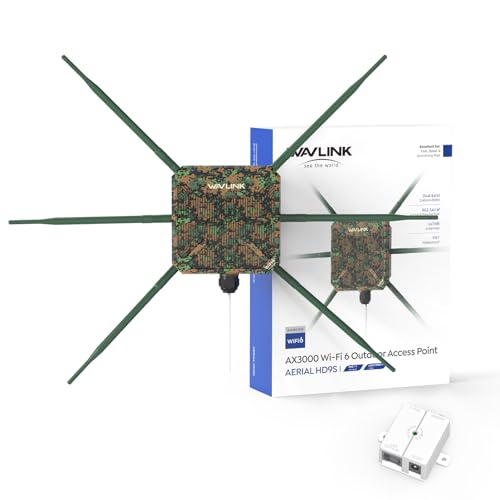 Image of WAVLINK AX3000 Outdoor Mesh WiFi Access Point, 2026 New Model Long Range Outdoor Wireless WiFi Extender Signal Booster - Greenwood