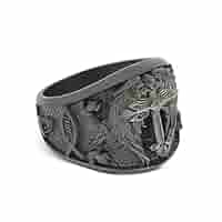 Amazon.com: Crusader Ring, Chi Rho Ring, Silver Christian