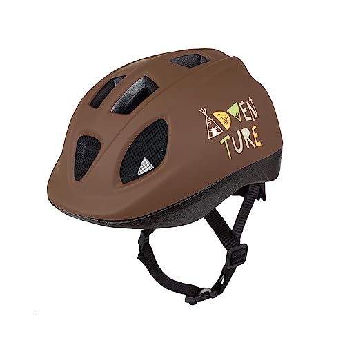 Polisport Unisex-Youth Kids Helmet-Adventure-(XS = 46/53) Helm, Braun