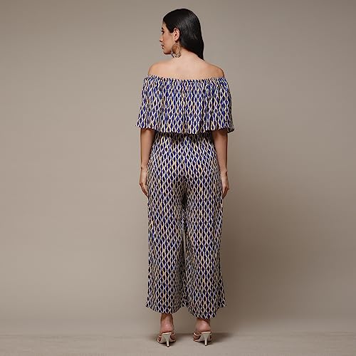 Image of BIBA Women LIVA Printed Jumpsuit