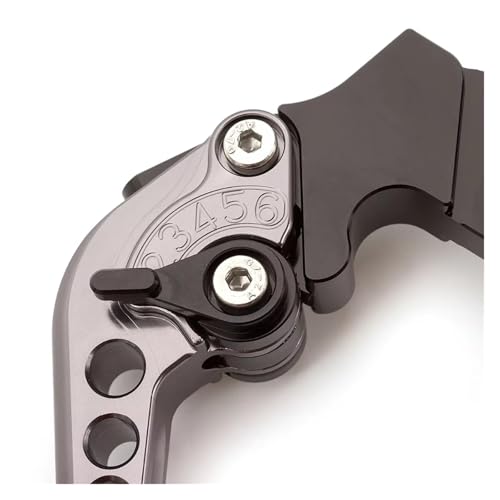Palanca de carreras ajustable morada para cilindro maestro de freno de Kawasaki 4