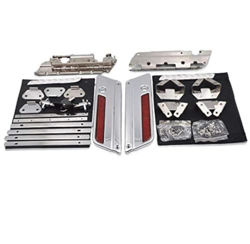 ZXMOTO Saddlebag Hardware Kit - Chrome Latch Set - Fits 1993-2013 Harley Touring Models