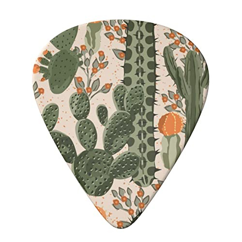 Green Cactus Lot de 6 médiators pour guitare acoustique, guitare électrique, basse, ukulélé – fins, moyens et épais - Les Beatles, Paul McCartney, John Lennon, RIngo Starr, George Harrison Green Cactus Lot de 6 médiators pour guitare acoustique, guitare électrique, basse, ukulélé - fins, moyens et épais – Image 4