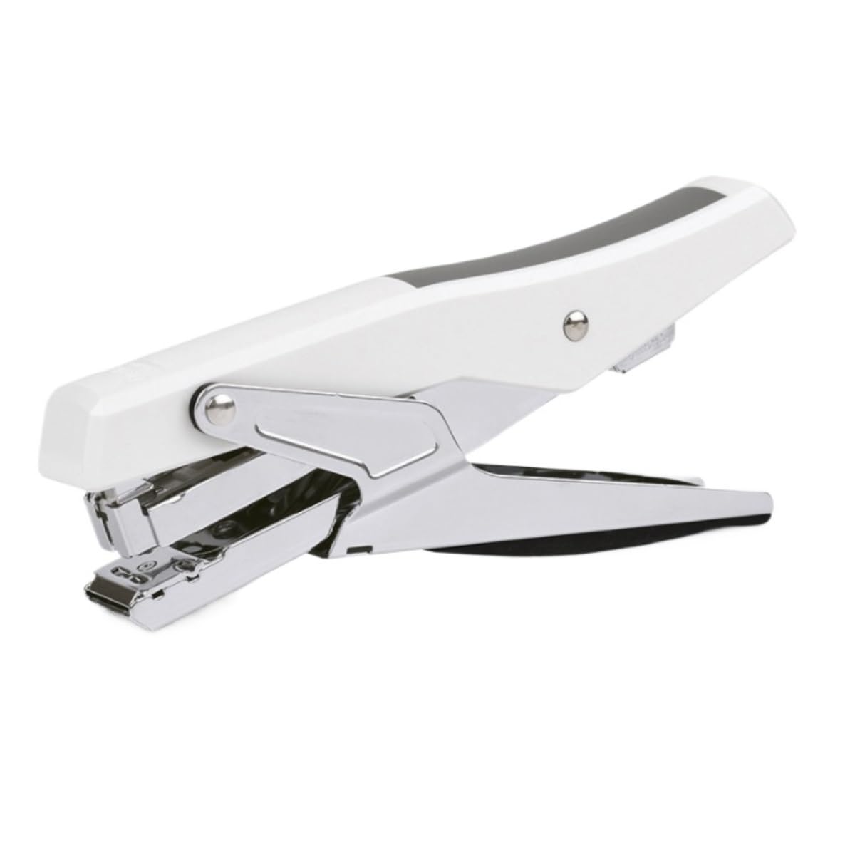 Spillatrice Pinzatrice Ufficio Cucitrice Portatile da Tavolo Adatta for Accessori da Scrivania Cucitrice Standard Multifunzione Cucitrice per Scrivania(White)