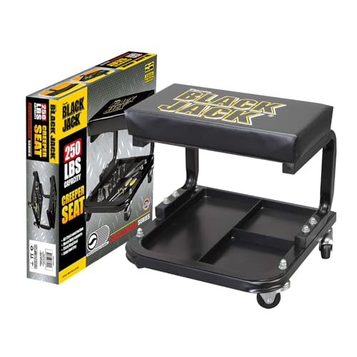 Torin ATR7211 Blackjack Rolling Creeper Garage/Shop Seat: Padded...