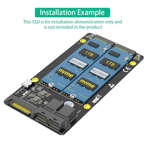 PCIe HDDs NVME Adapter NVME HDDs To SFF-8643 Converters Two Expansion Card For PC Desktop Mainboard - Image 6