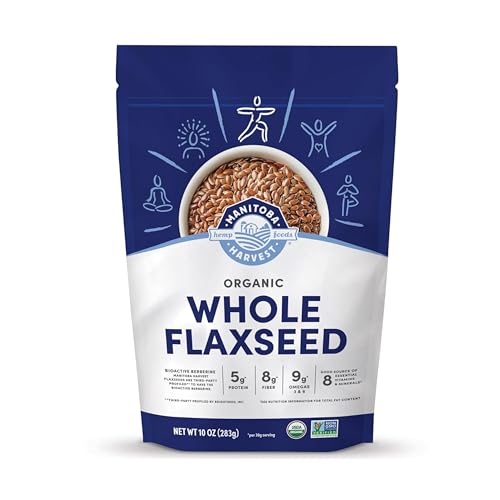 Manitoba Harvest Whole Organic Flaxseed, 10 oz