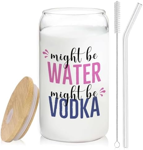 Vodka glasses cup Gifts for Cocktail Lovers, Funny Might Be Vodka...
