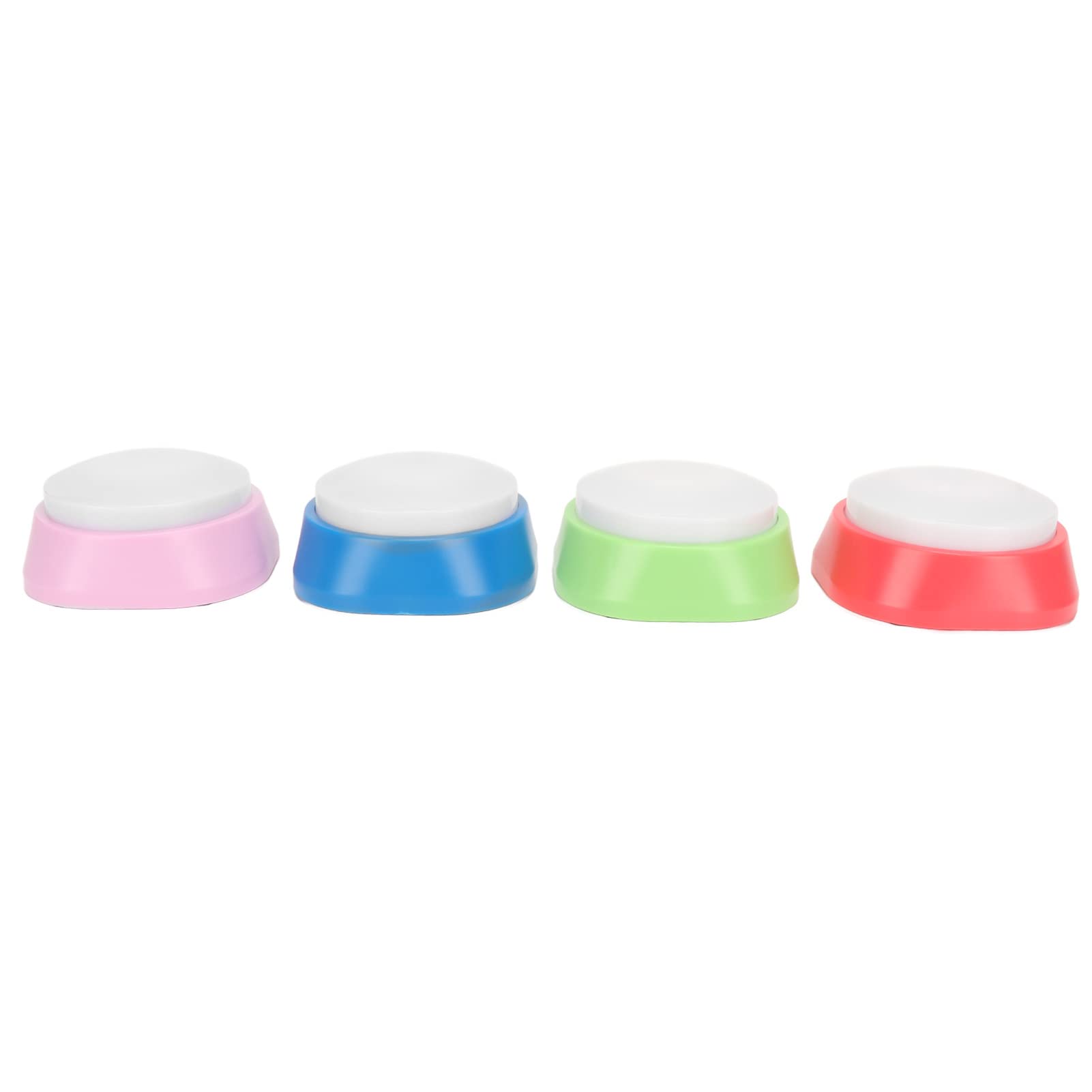 Tecla de Sonido Grabable 8 Piezas Tecla Parlante para Mascotas Tecla de Grabación de Voz 30 Segundos Personalizar Sonido Claro para Gatos Perros Comunicación de Entrenamiento
