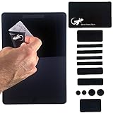 Webcam Covers - Laptop Webcam Cover - Tablet Webcam Covers - Smart TV & for Every Size Webcam on Any Device - Reusable/Multi-use – Protect Your Privacy with Gecko - Black