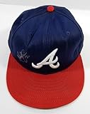 1999-00 Atlanta Braves Mark DeRosa #2 Game Used Hat 7.125 DP22817 - Game Used MLB Hats