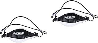 Kisangel 2 Peças Saco De Pancadas Infantil Bola De Boxe De Treinamento Tailandês Saco Marcante De Ponta Dupla Bola De Pancada Infantil Bola De Perfuração De Couro Branco Saco De Ponta