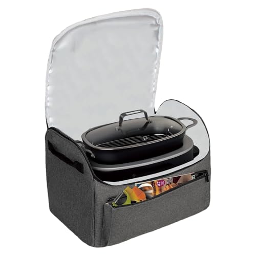 Bolsas Para Olla,Bolsa De Transporte Para Olla De Cocción Lenta - Estuche Impermeable Con Bolsillo Para Accesorios, Organizador Portátil Para Camping Picnic Playa Viajes Al Aire Libre