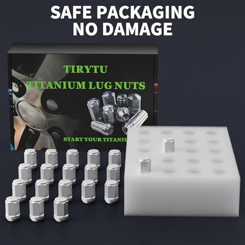 TIRYTU Aerospace Grade Titanium Lug Nuts