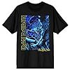 Iron Maiden T Shirt Fear of the Dark Blue Tone Eddie Vertical Logo Official Mens L #2