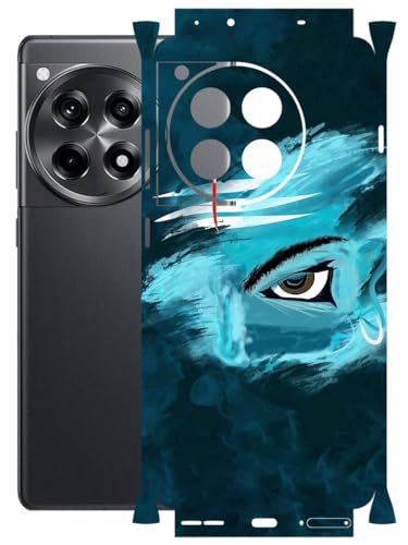Image of AtOdds - Full Body Back Screen Guard Protector Film - Lamination Wrap Skin Sticker Compatible with ONEPLUS 12R (5G) | Scratchproof Matte Finish (Mahadev)