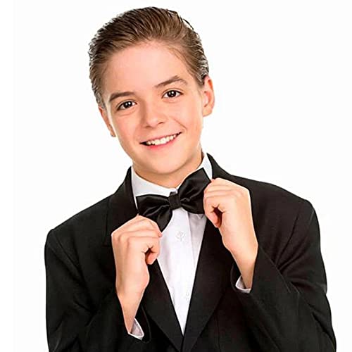 Yolev Herren Fliege Schwarz Klassisch Verstellbare Pre-Tie Fliege Herren Jungen Hochzeit Party Formelle Kleidung Schleife Zubehör