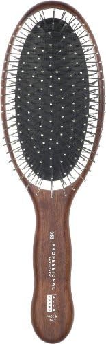 Pro Pneumatic Hair Brush,Oval with Chrome Plated Pins (BÃƒ¼rsten) by Acca Kappa Professional