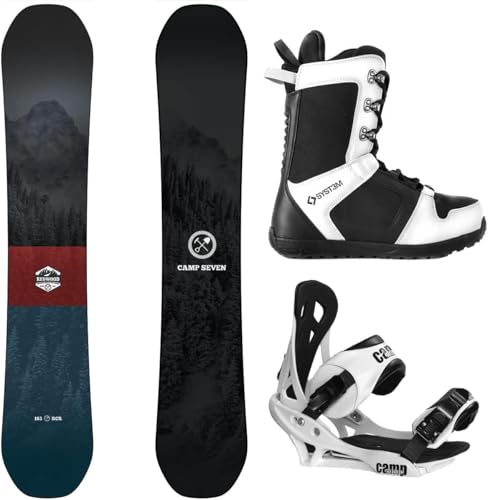 Camp Seven Redwood and Summit Men's Complete Snowboard Package