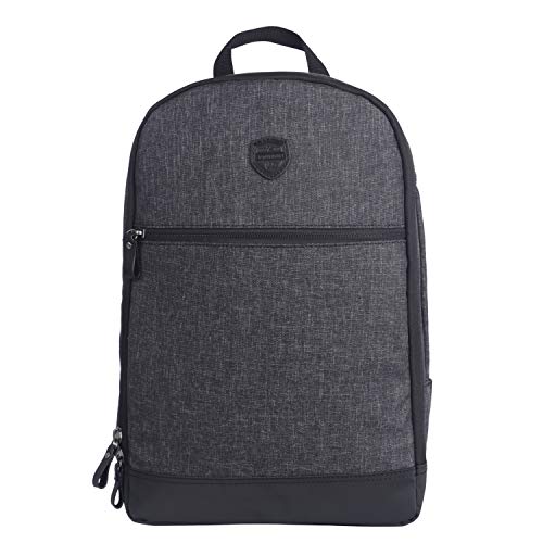 TOURBON Nylon Clip-on Bicycle Panniers Laptop Backpack Bike Rear Rack Bag (Small)2