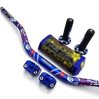 Guidon Moto CNC En Aluminium - Universal 7/8'', Confortable Et Antirouille Pour Motocross, Dirt Bike Et Scooter